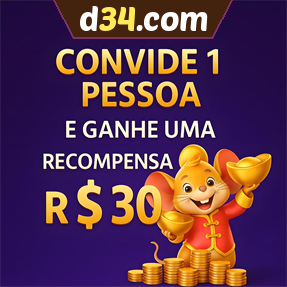 d34.com Indique amigos para receber um bônus